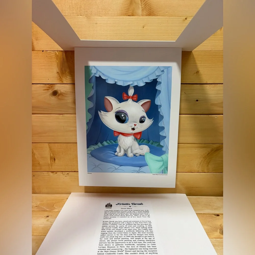 Disney WonderGround Print Aristocrats Sweet Marie The Cat by Kristin Tercek - Picture 6 of 10